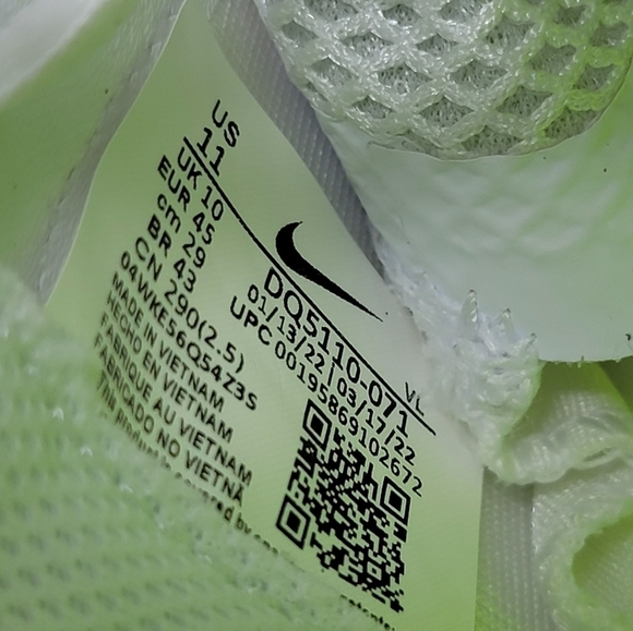 Nike Vapor Edge Elite 360 Football Black Volt Green DQ5110-071 Men\'s Size 11 New main image 5
